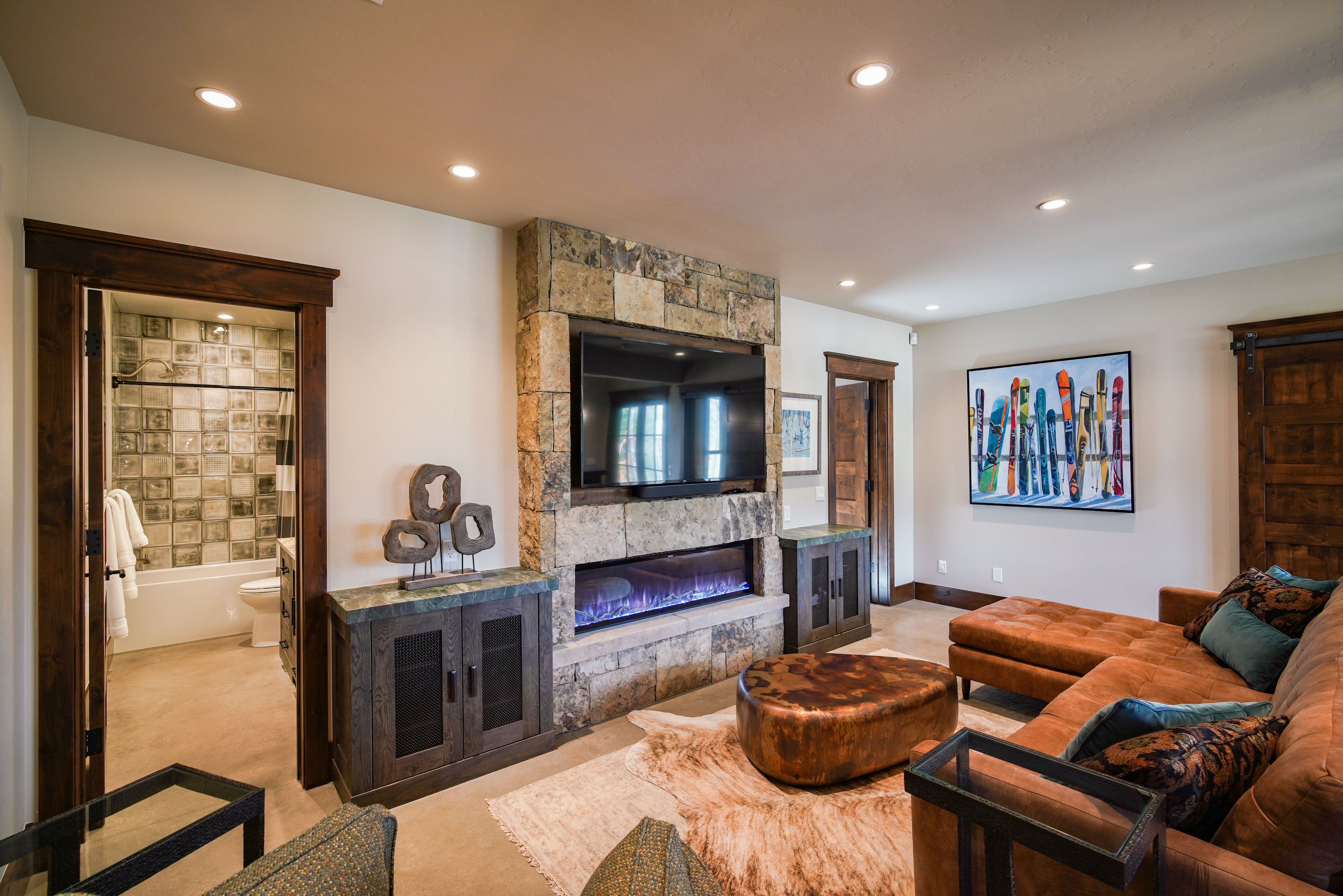 residential art curation and interior design